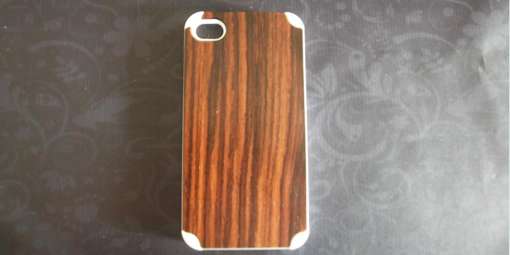 HARD Natural genuine bamboo Wood Woode Case Cover for iPhone 4 4G 4S Camera Logo