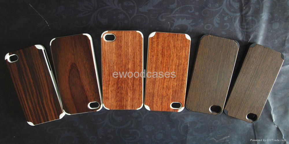 HARD Natural genuine bamboo Wood Woode Case Cover for iPhone 4 4G 4S Camera Logo 3