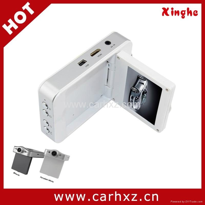 HD720P Dual Camera Car Black Box 140 degree front camera with external VGA lens 3