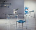ACRYLIC DINING TABLE AND CHAIR SETS