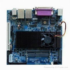 Embedded Mini-ITX Motherboard with 2 x RJ45 Ports, DDR3, SODIMM and 4-pin DC Pow