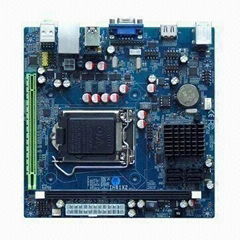 Intel LGA1155 Mini- ITX Motherboard with Intel H 61 Chipset, Double Lan, VGA and