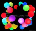 40L LED Christmas lights with frosted balls multi colors110V-230V  1