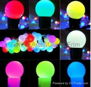 40L LED Christmas lights with frosted balls multi colors110V-230V  2