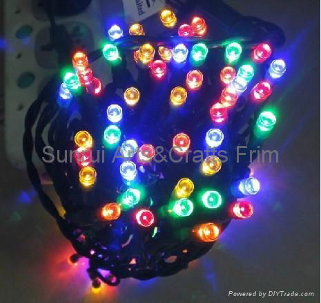 100L LED Christmas lights with controller multi colors110V-230V save-energy