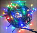 100L LED Christmas lights with controller multi colors110V-230V save-energy 5