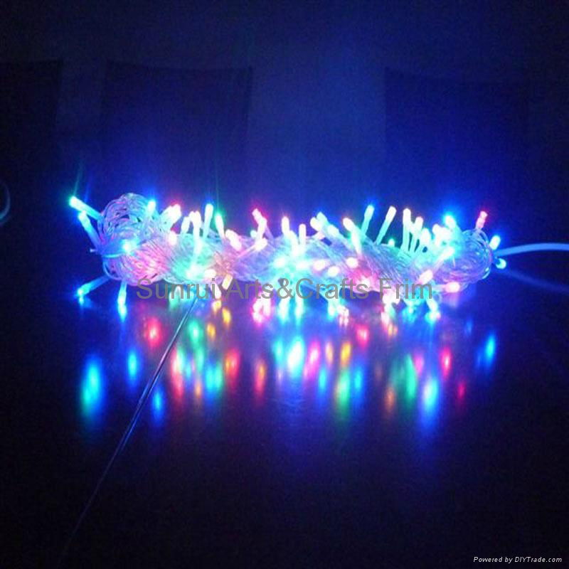 100L LED Christmas lights with controller multi colors110V-230V save-energy
