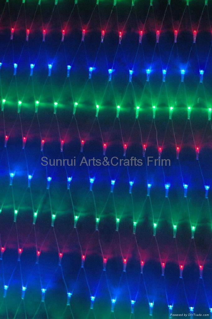 144L Christmas net lights multi color lights LED Lights 5