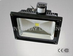 PIR led flood light