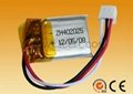 3.7V Li-polymer rechargeable battery 402025