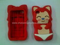 silicon iphone4/4s phone case for promotion dongguan newest silicon phone case  2