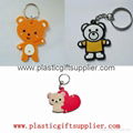 Promotional pvc keychain for lover with your design 1