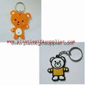 Promotional pvc keychain for lover with your design 3