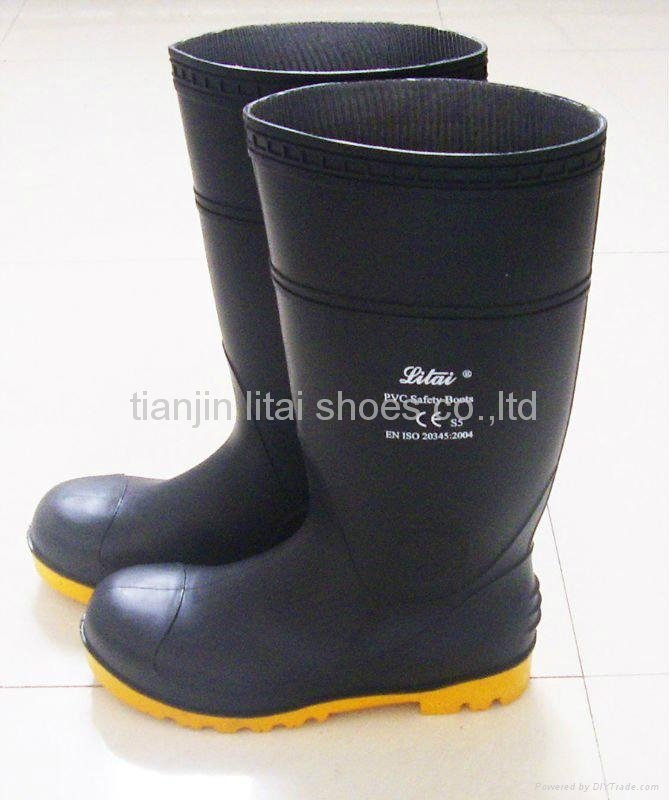 safety boots with steel toe and midsole 2