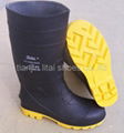 industrial safety boots with steel toe