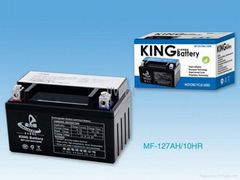 motorcycle battery KING 12V7AH