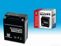 motorcycle battery MAXWE YTX5A-BS（12V5AH）