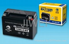 motorcycle battery RIYAN 12N6.5-BS（12V6.5AH）