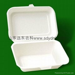 disposable bagasse pulp lunch box