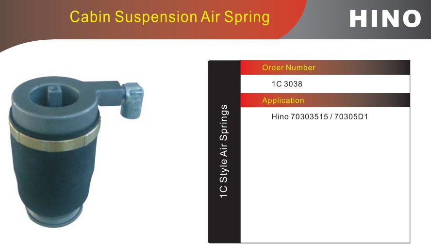 cabin suspension air spring for HINO  5