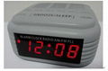  grey alarm clock with radio  1