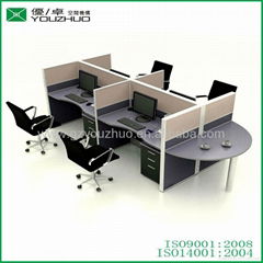 D6-New design wood workstations office furniture