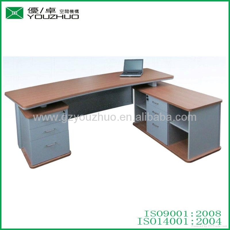 New mdf l-shaped executive office desk used manager 