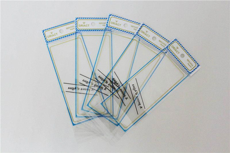 The header of opp bags with self-adhesive  5