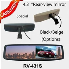 New 4.3 inch Rear View monitor,rear-view mirror