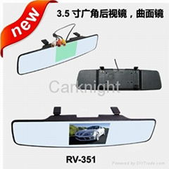 3.5 inch glareproof and convex car rear-view mirror