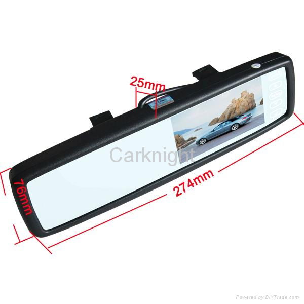 4.3 inch special video parking sensor system 4