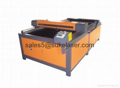 Laser cutting machine with knife table