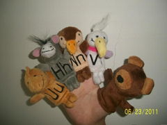 plush finger puppet