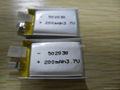 3.7V li polymer battery for solar charger or digital products