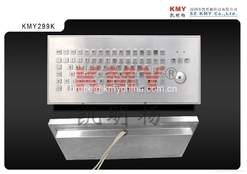 Deskmount Kiosk Keyboard with IP65 Certification 4