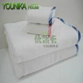 100% cotton velvet embroidered towel sets  4