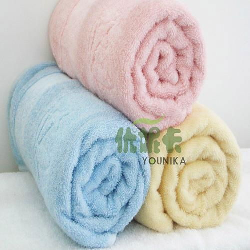 100% cotton jacquard solid color bath towel  2