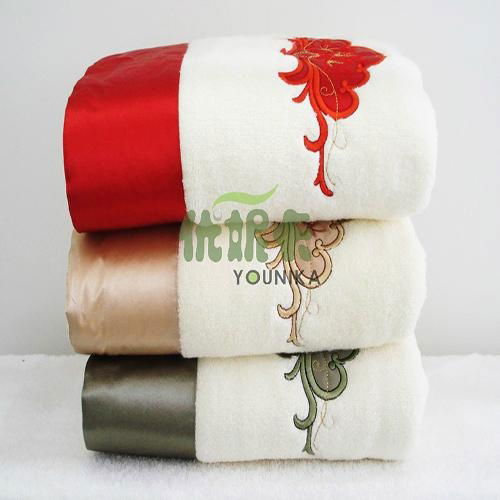 100% cotton jacquard solid color bath towel  4