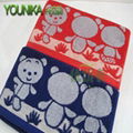 100% cotton reactive printed children towel  2