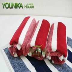 100% cotton AB yarn hand towel 