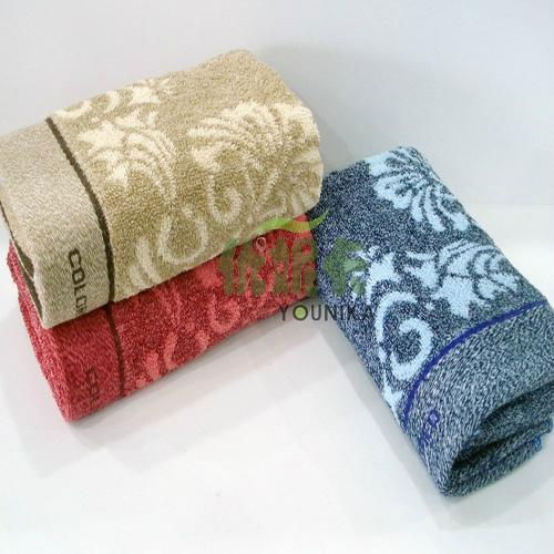 100% cotton AB yarn hand towel  5