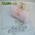 100% cotton plain embroidered gift towel  2