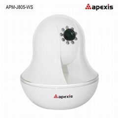 New Dome Network Camera with 15 Preset Positions Monitoring and Built-in Microph