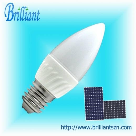 3W Solar LED Bulb 