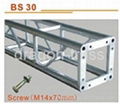 aluminum outdoor roof truss, construct