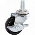 light duty hard rubber caster 4