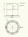 Silver Medium Intensity Type A Aviation Obstruction Light 2