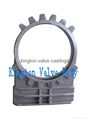 sand casting and machining hydraulic  knife gate valve body 