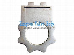 casting and machining knife gate valve body