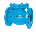 Cast iron flange end swing check valve 1